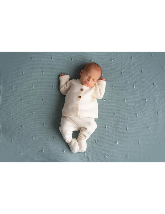 Babykleidung Neugeborenen-Set Creme-Weiß