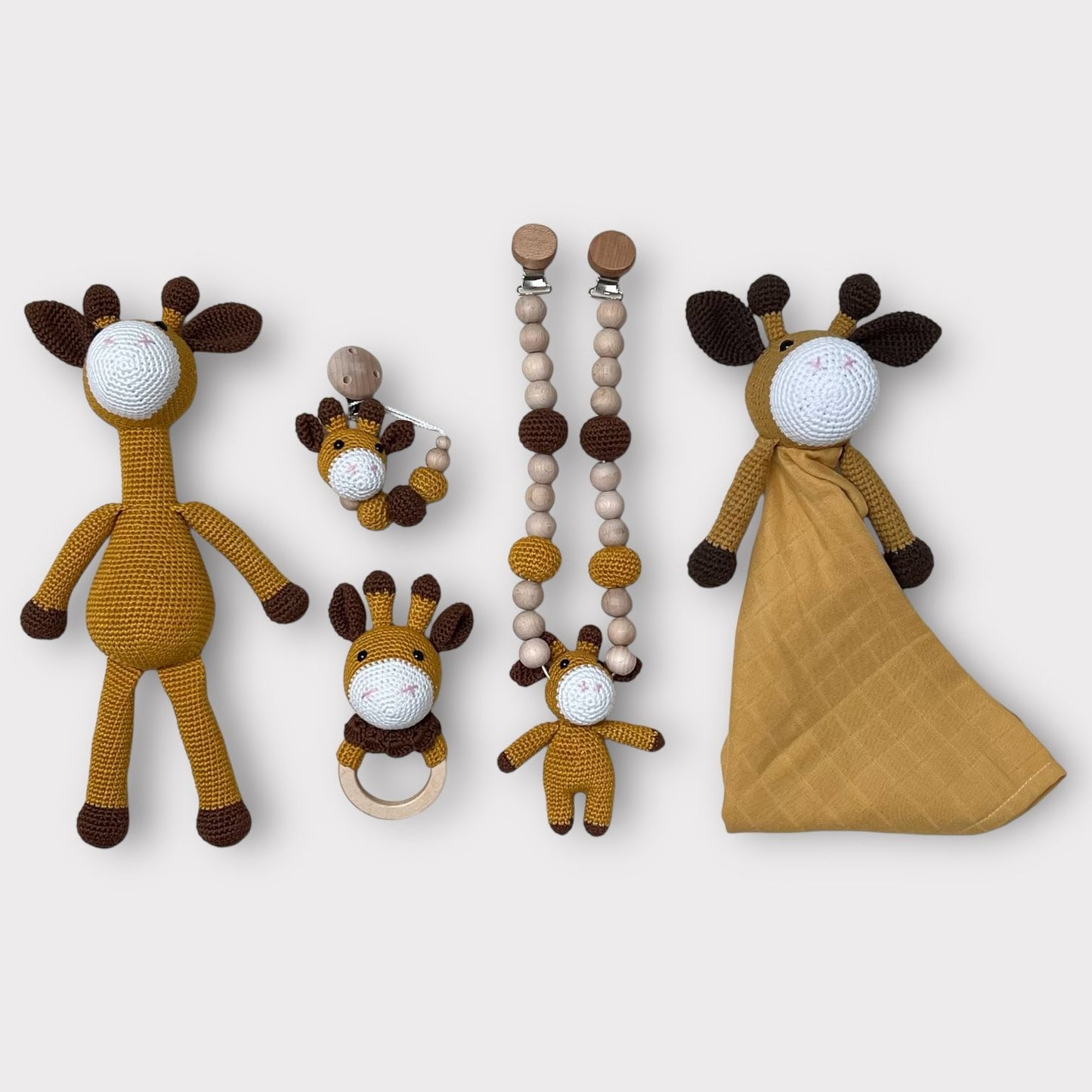 Giraffe Flocke Baby-Starter-Set (5-teilig)