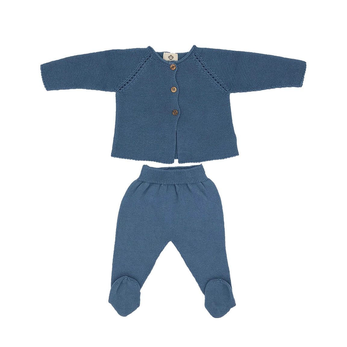 Babykleidung Neugeborenen-Set Blau mit Mütze